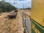 Flatcars on a side track